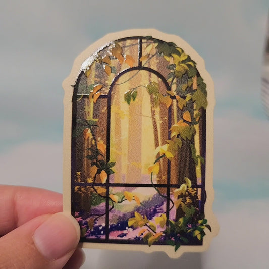 Sunlit Forest | Spot Gloss Sticker