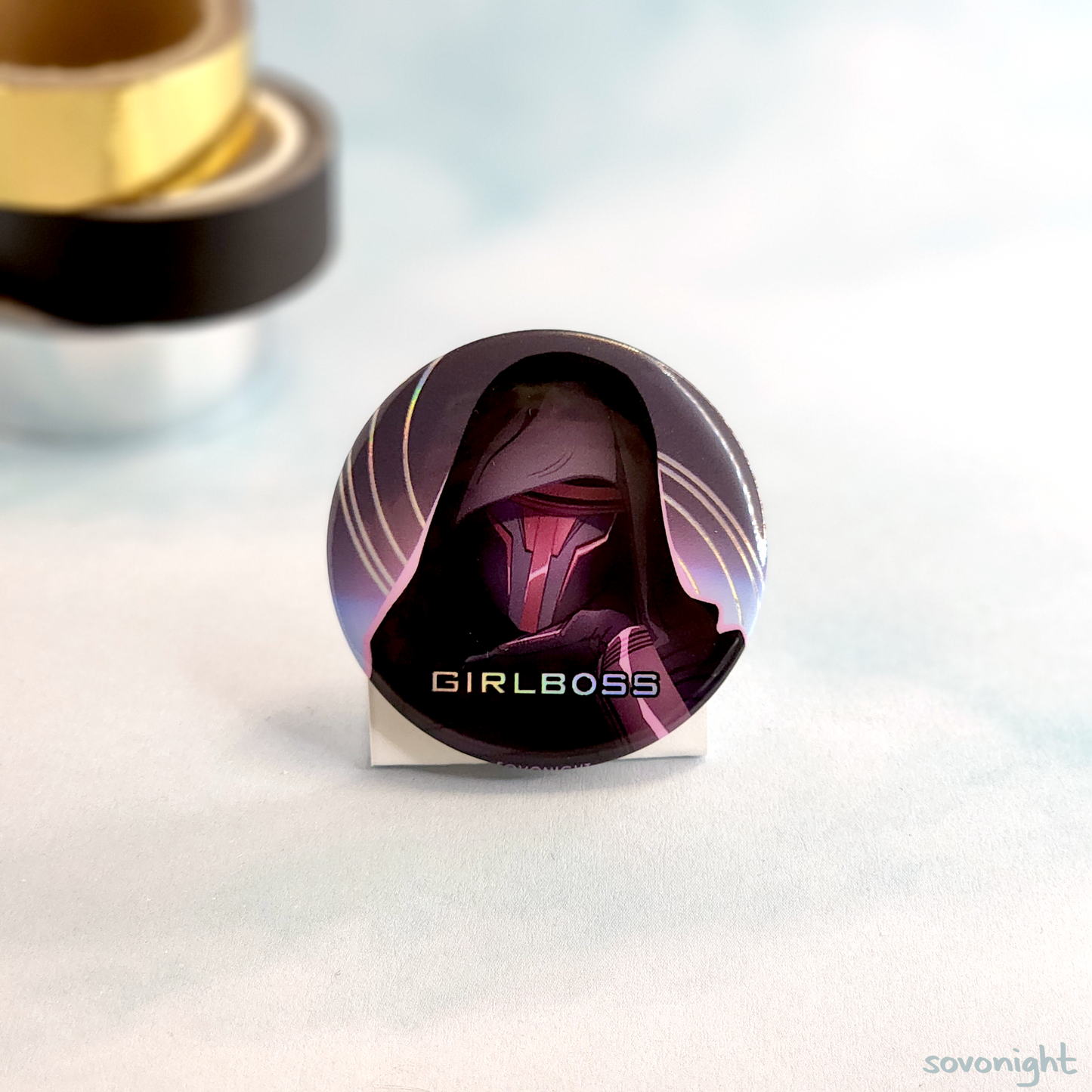 Gaslight Gatekeep Girlboss Malewife | Button