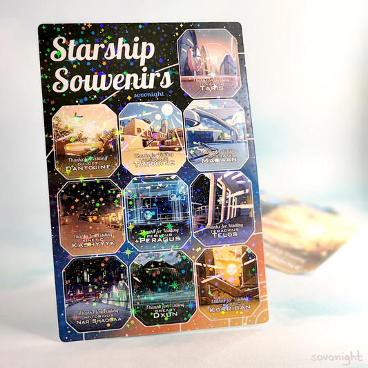 Starship Souvenirs | Sticker Sheet