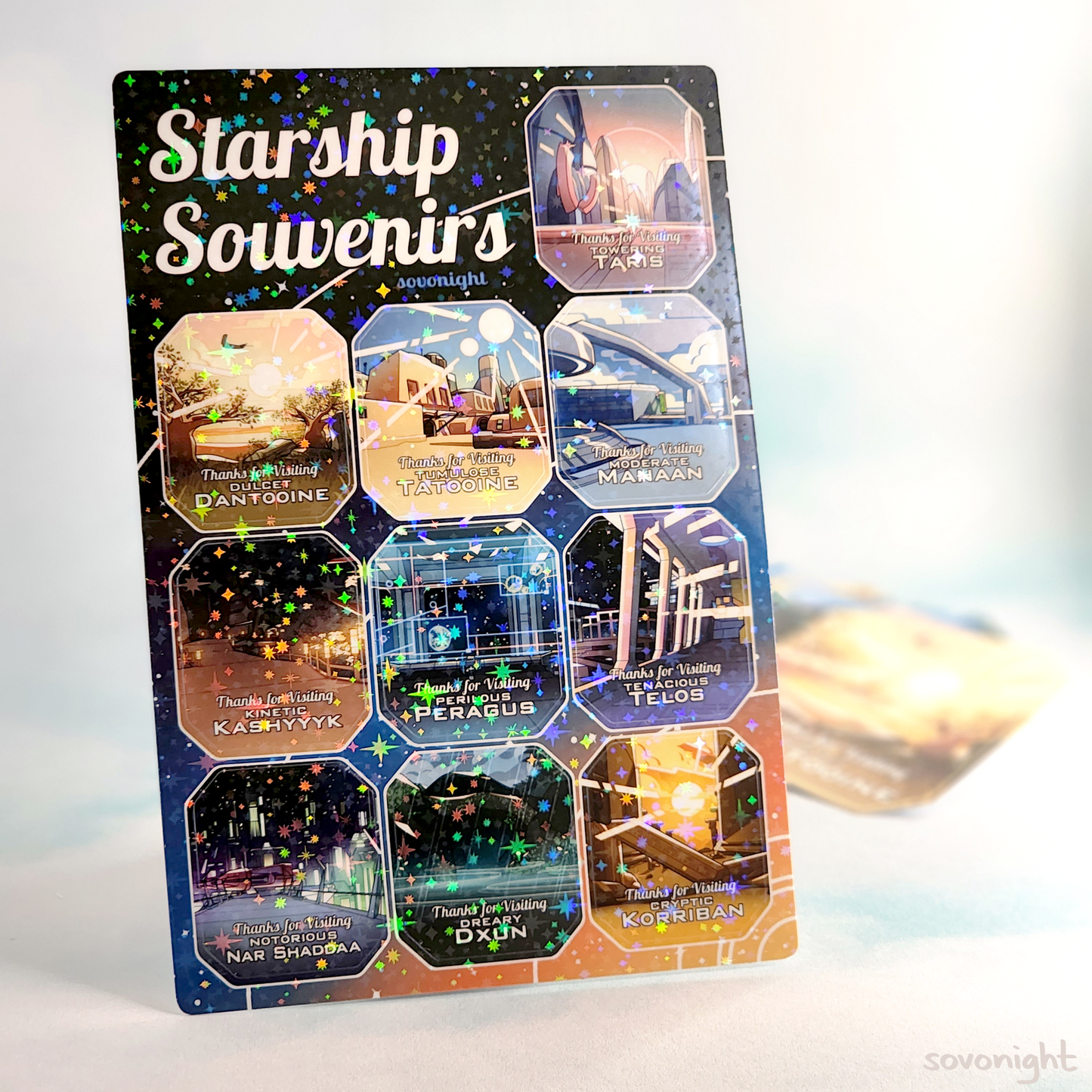 Starship Souvenirs | Sticker Sheet